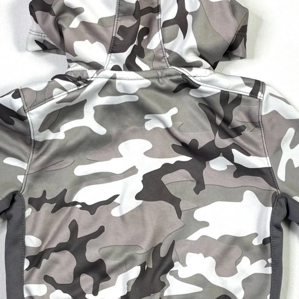 Nike Kids Gray Camo Hoodie - Picture 11 of 11